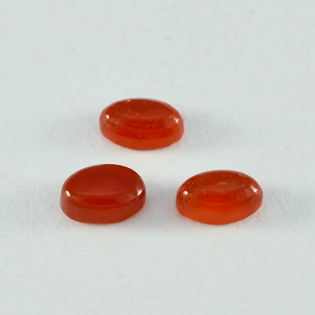 Red Onyx 1PC Tiny 5x7 MM Oval Cabochon Red High-Quality semi Precious Loose Gems - Image 4