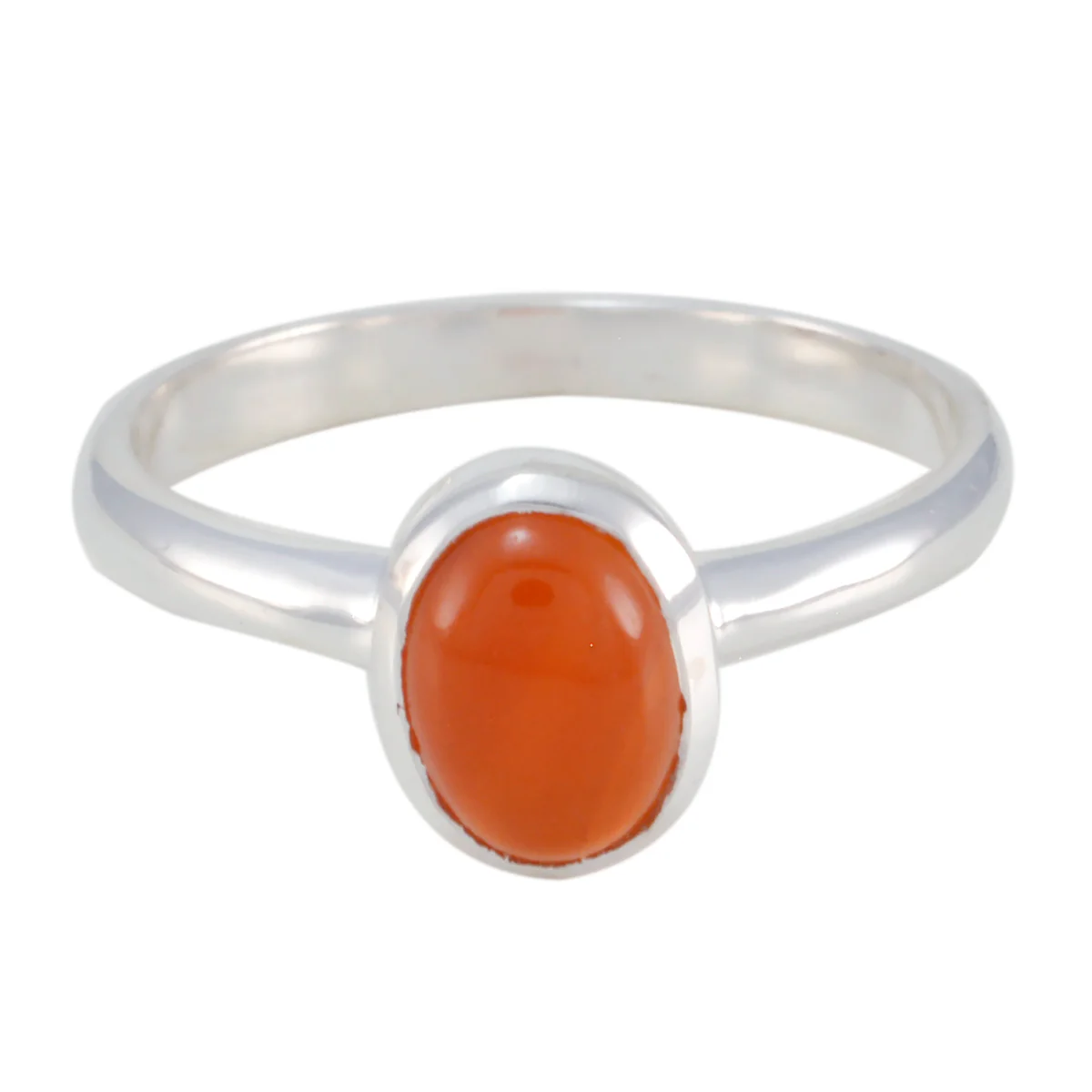 Red onyx Solitaire Japanese 925 Silver Red Gemstones Delicate Graceful Ring Jewelry - Image 3