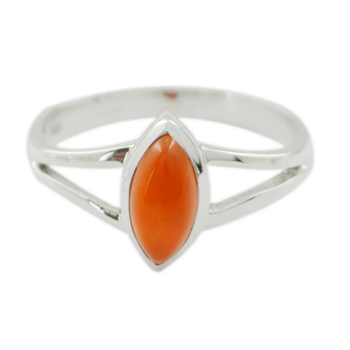 Red onyx Solitaire Turkish 925 Silver Red Gems Dainty Geometric Ring Jewellery