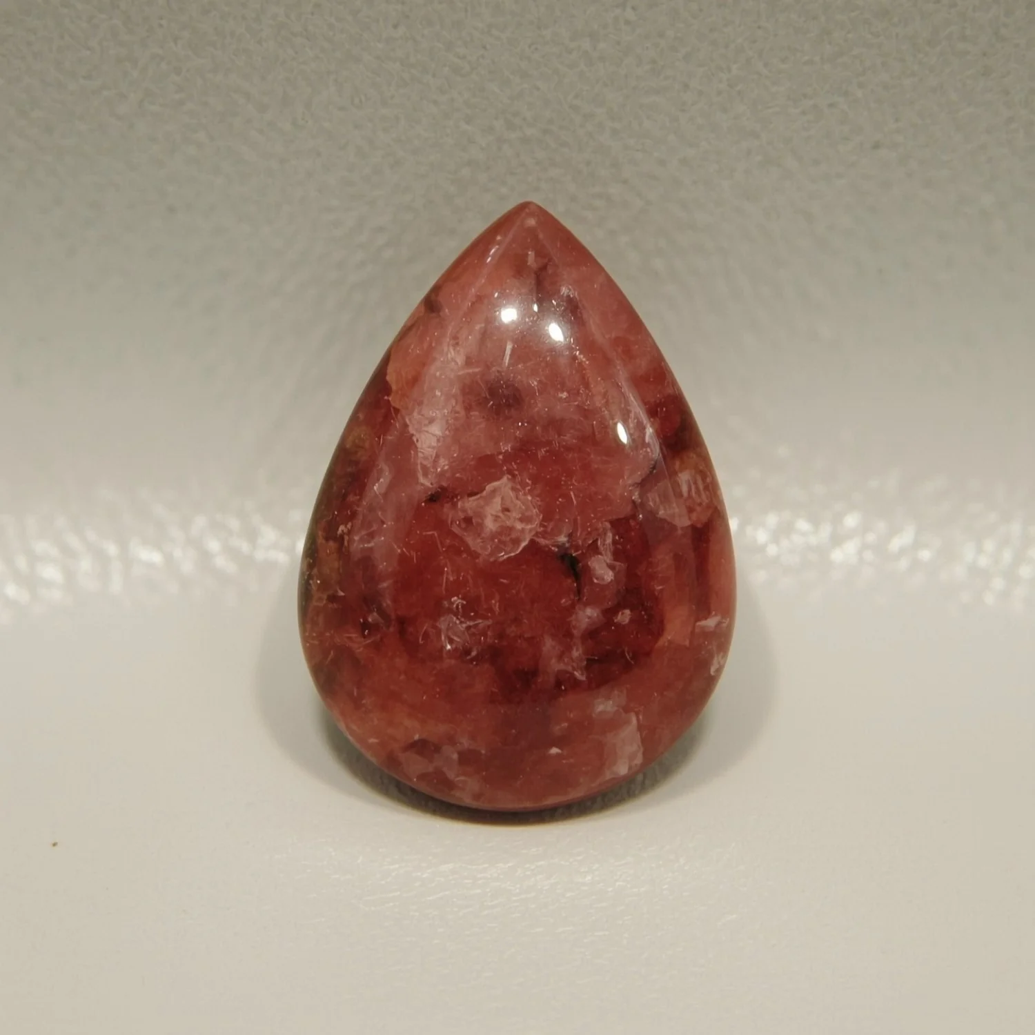 Red Strawberry Quartz 10PC Tiny 3x5 MM Pear Cabochon Red High-Quality semi Precious Loose Gemstones - Image 2