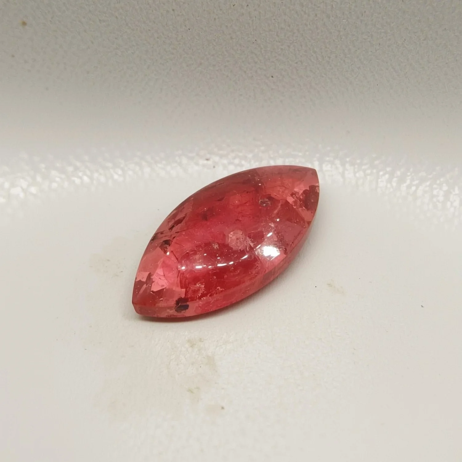 Red Strawberry Quartz 10PC Tiny 3x6 MM Marquise Cabochon Red High-Quality semi Precious Loose Gems - Image 2