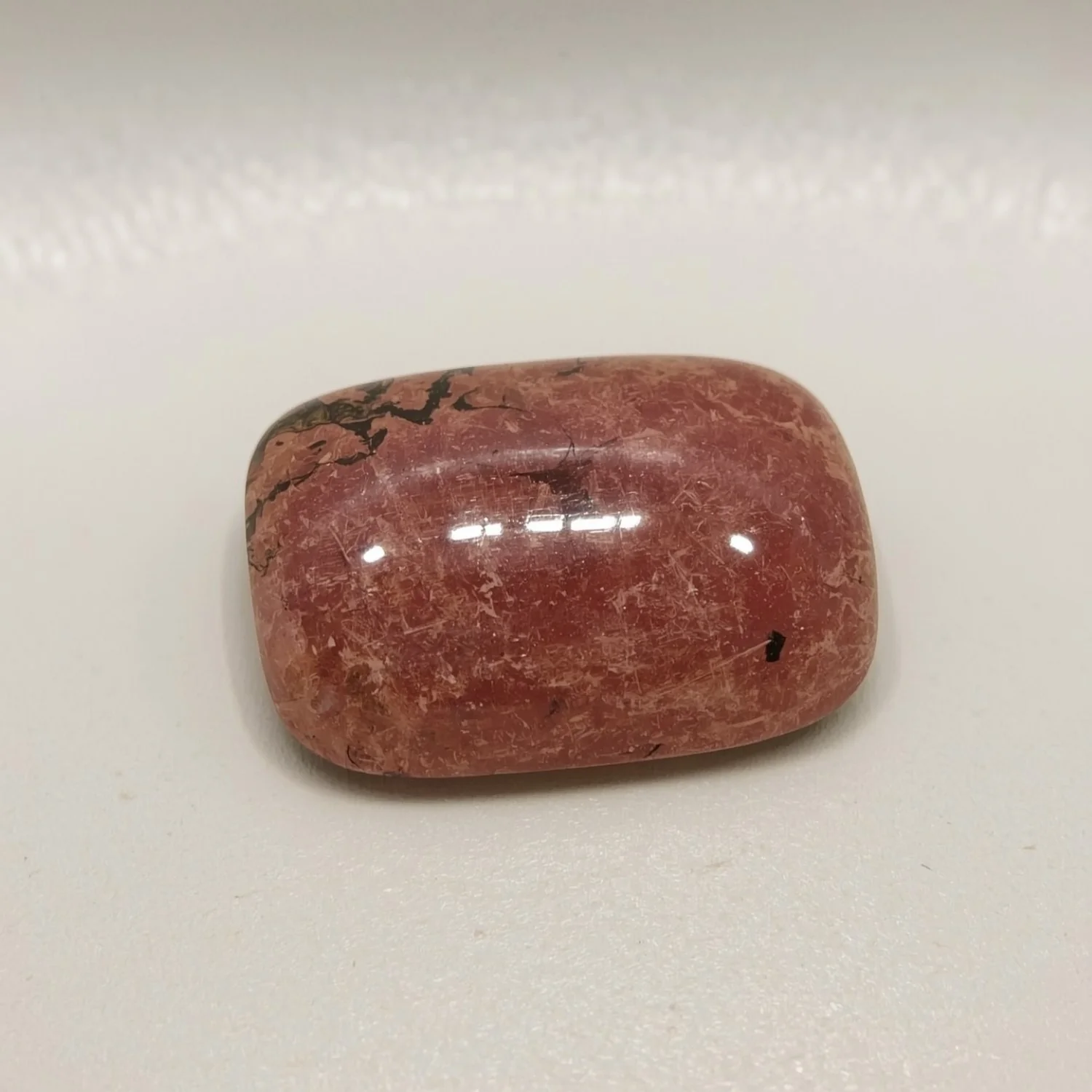 Red Strawberry Quartz 1PC Large 8x12 MM Emerald Cabochon Red Fine semi Precious Semi Precious Gemstone - Image 2