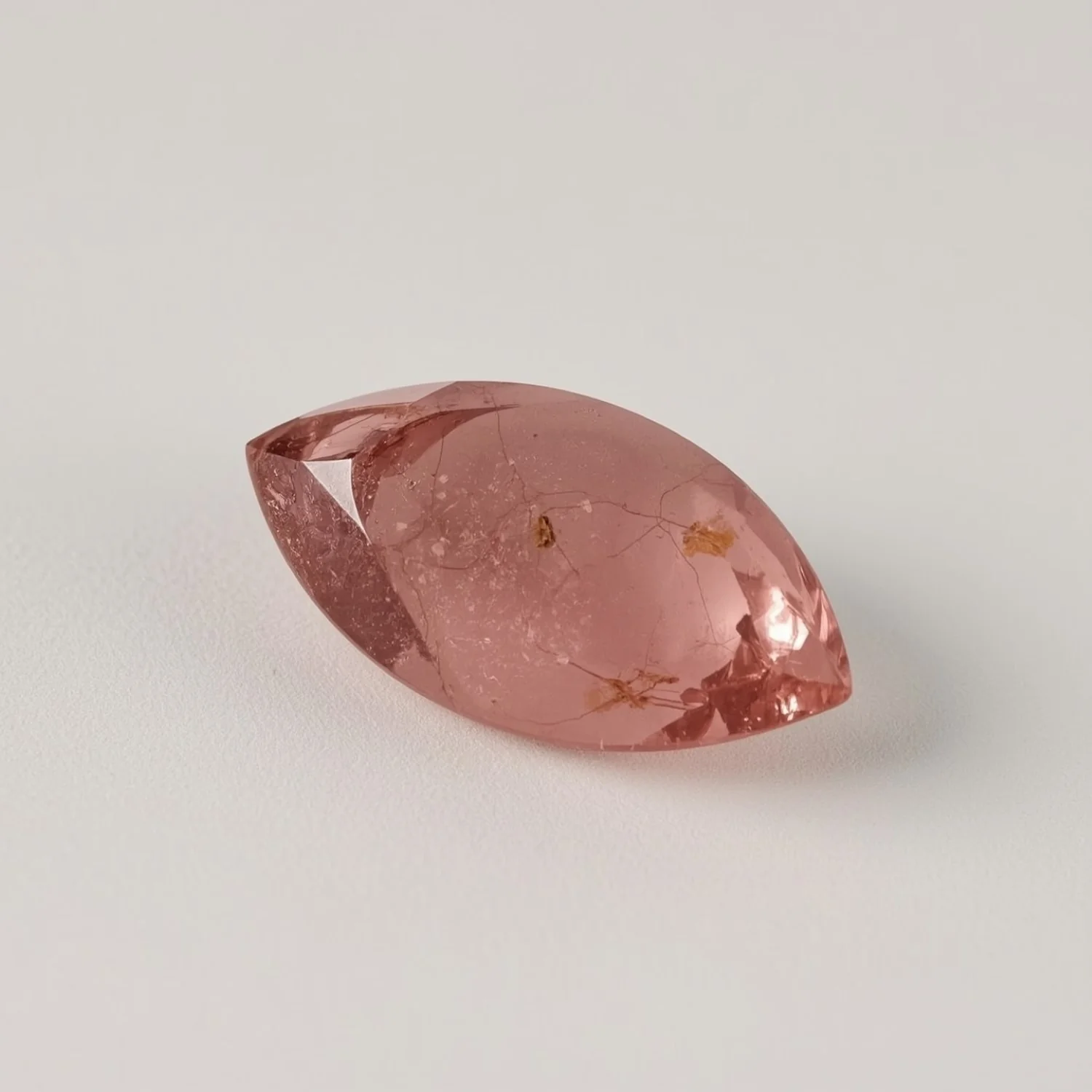 Red Strawberry Quartz 1PC Large 8x16 MM Marquise Cabochon Red Fiery semi Precious Gems