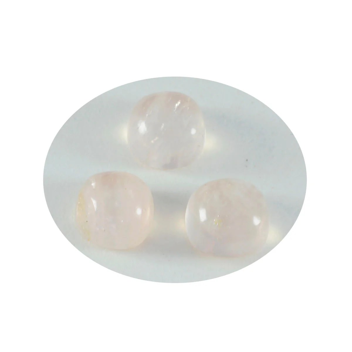 Rose Quartz 10PC Tiny 5x5 MM Cushion Cabochon Pink High-Quality semi Precious Loose Gems - Image 2