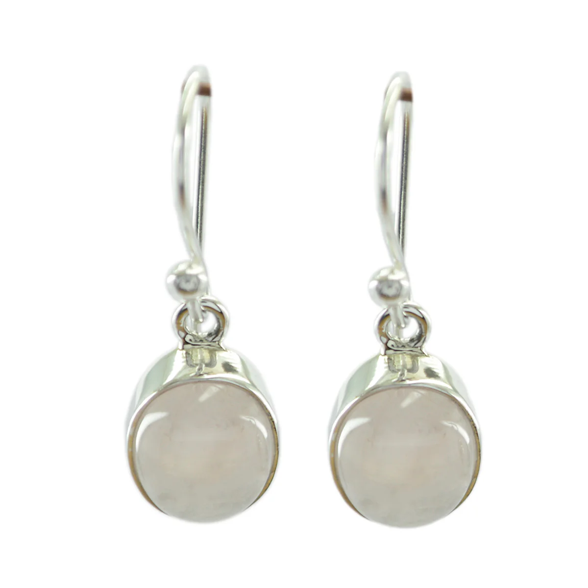 Rose Quartz Moroccan Isla multiple Dangle Pink Sterling Silver Earring