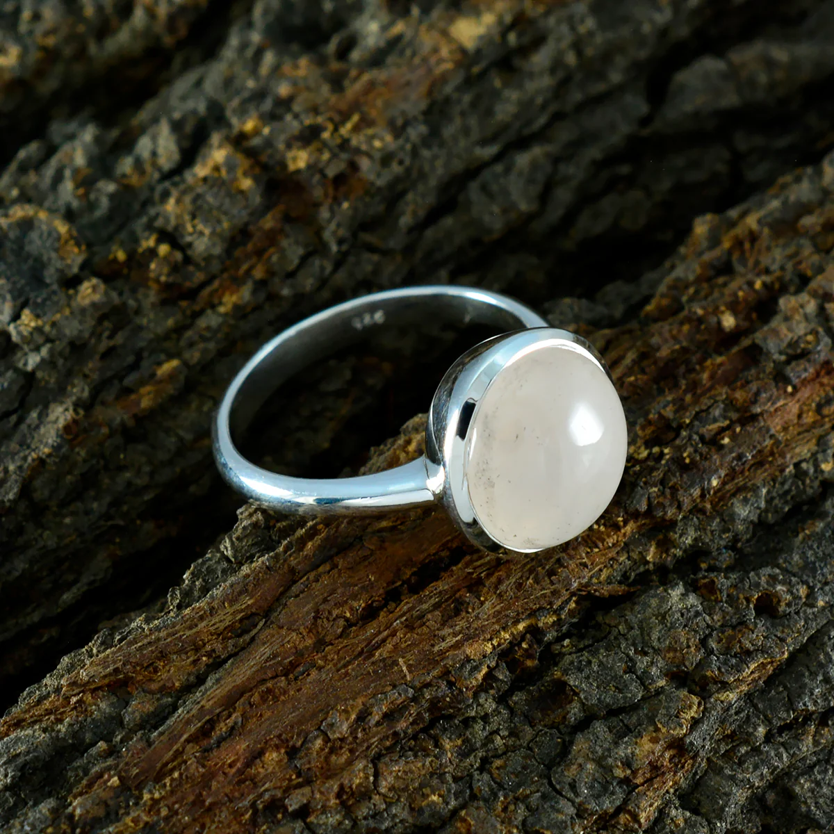 Rose Quartz Solitaire Moroccan 925 Silver Pink Gemstones Tiny Feminine Ring Jewelry - Image 3