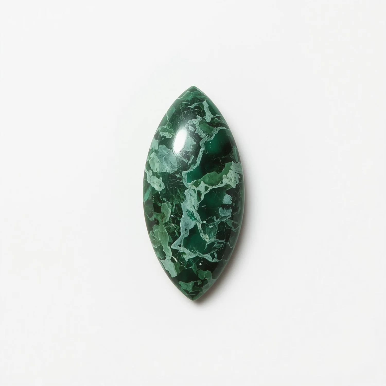 Serpentine 10PC Tiny 3x6 MM Marquise Cabochon Green Shine semi Precious Loose Gems