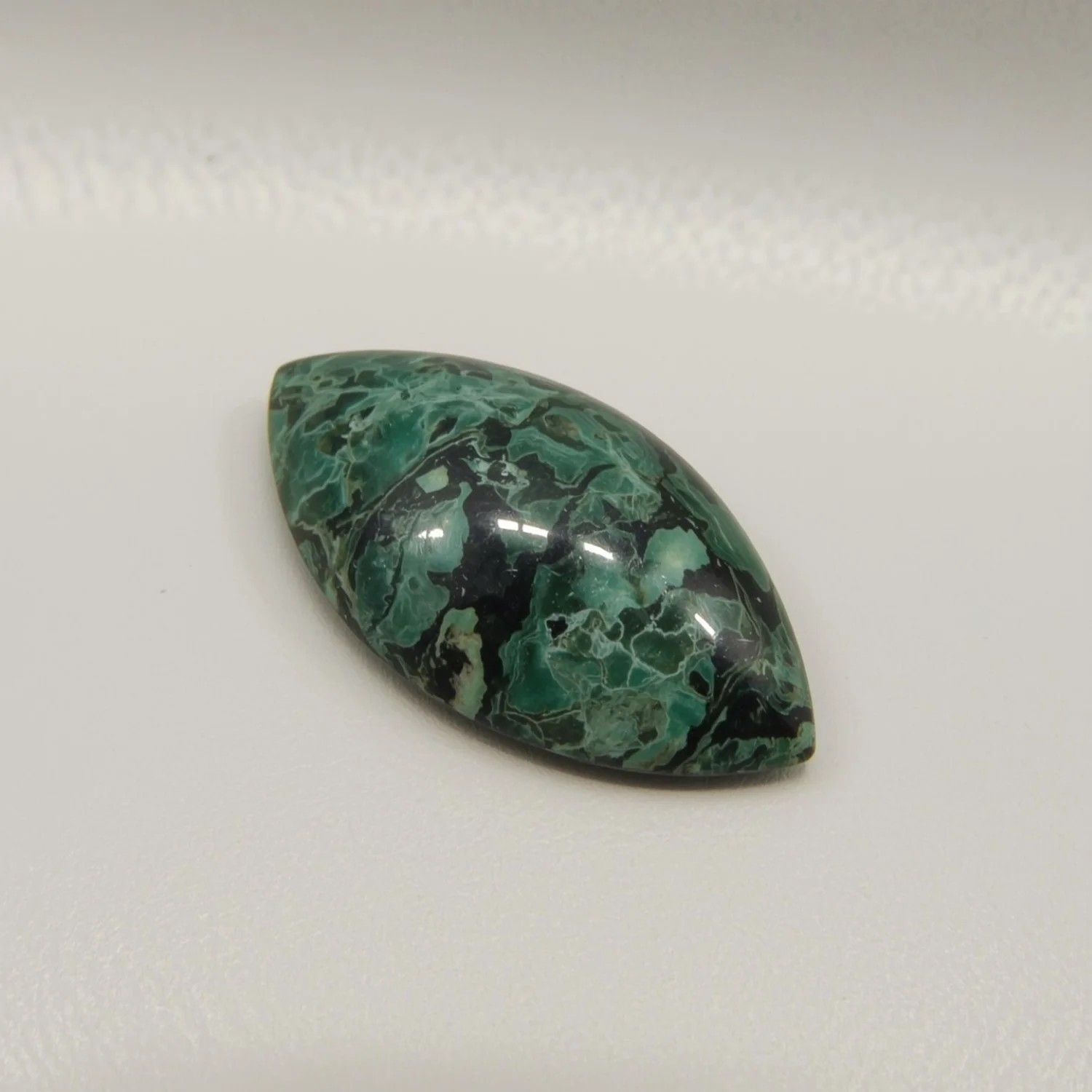Serpentine 1PC Small 5x10 MM Marquise Cabochon Green High-Quality semi Precious Loose Gemstones - Image 2
