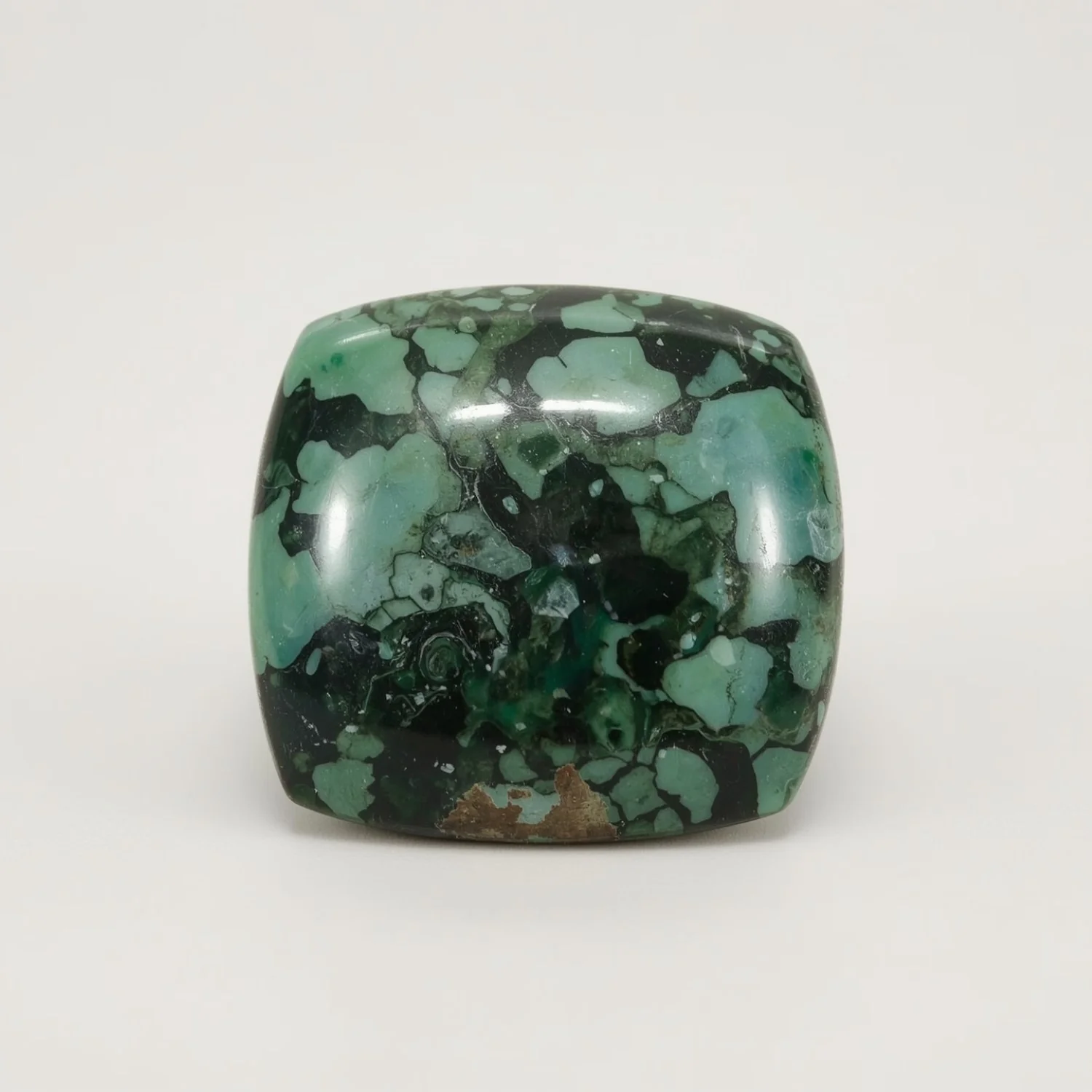 Serpentine 1PC Small 8x8 MM Square Cabochon Green Superior semi Precious Gems