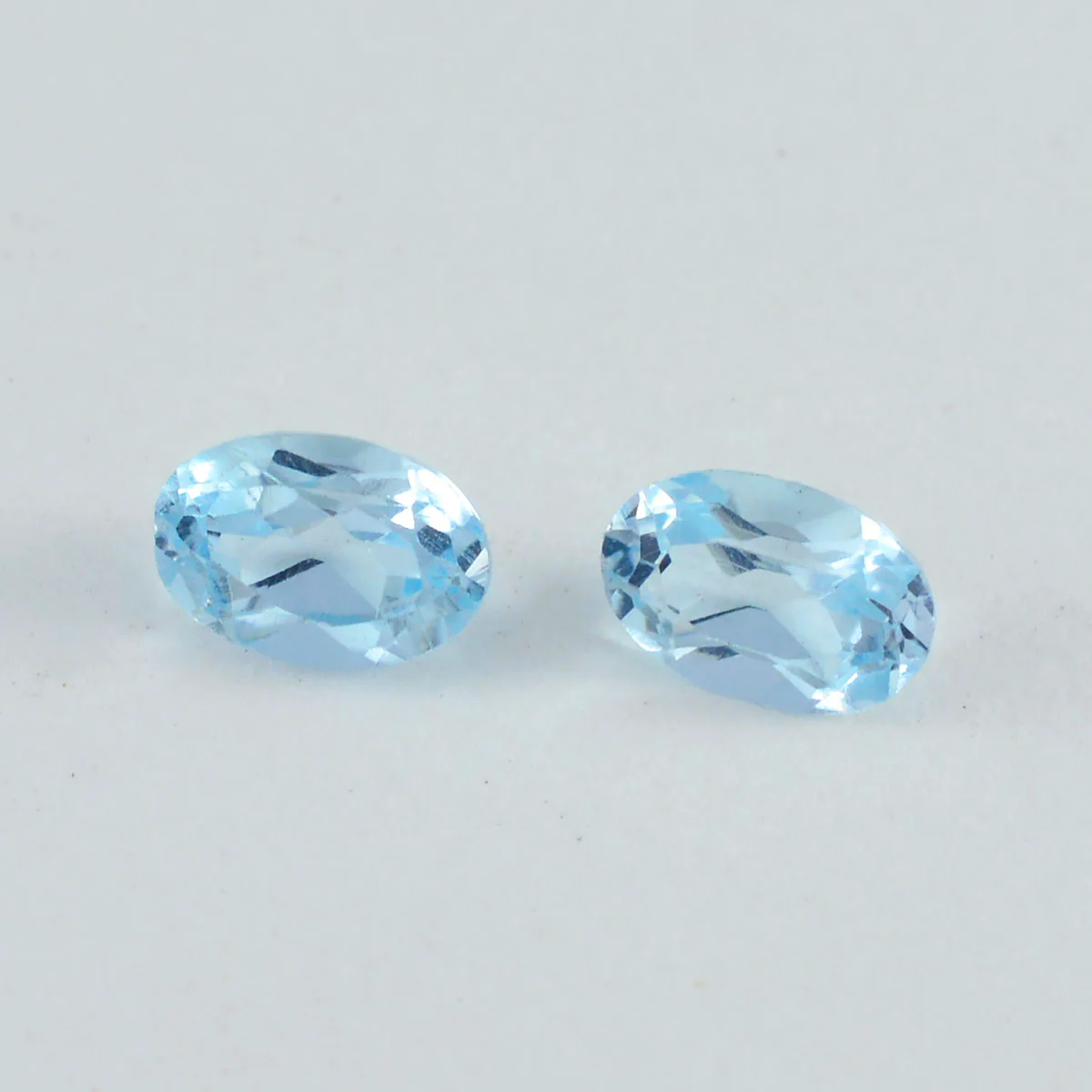 Sky Blue Topaz 1PC Large 9x11 MM Oval Faceted Blue Genuine Semi Precious Loose Gems - Image 2