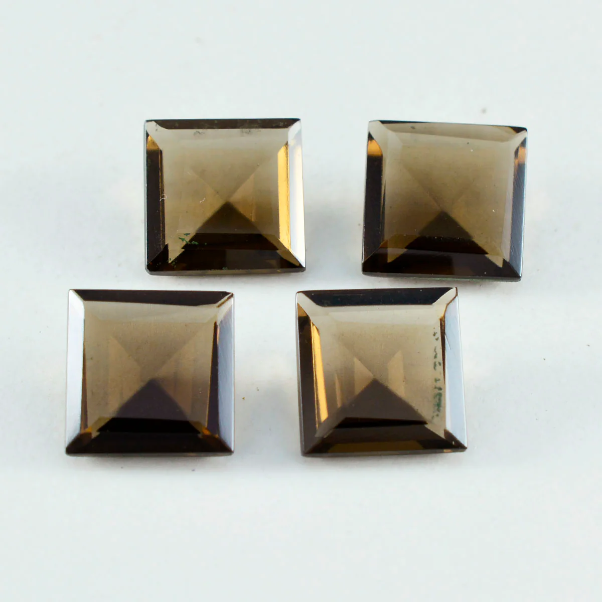 Smoky Quartz 1PC Chunky 13x13 MM Square Faceted Brown Natural Semi Precious Loose Gemstone