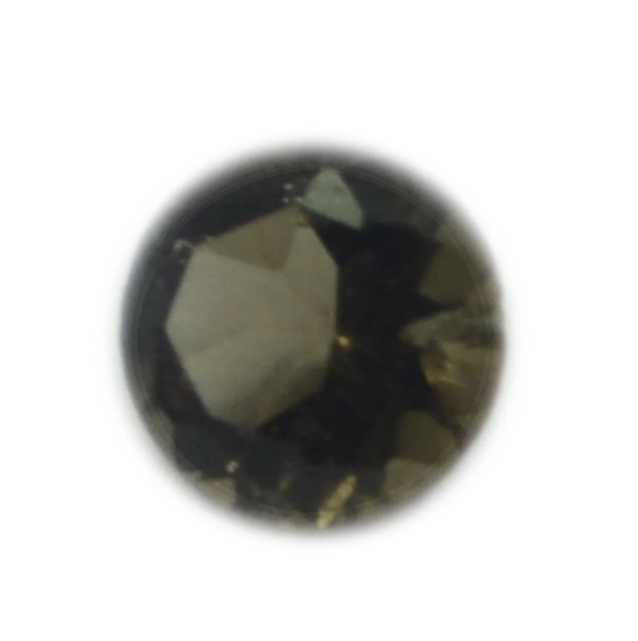 Smoky Quartz 1PC Chunky 14x14 MM Round Faceted Brown Genuine Semi Precious Loose Gemstones - Image 3