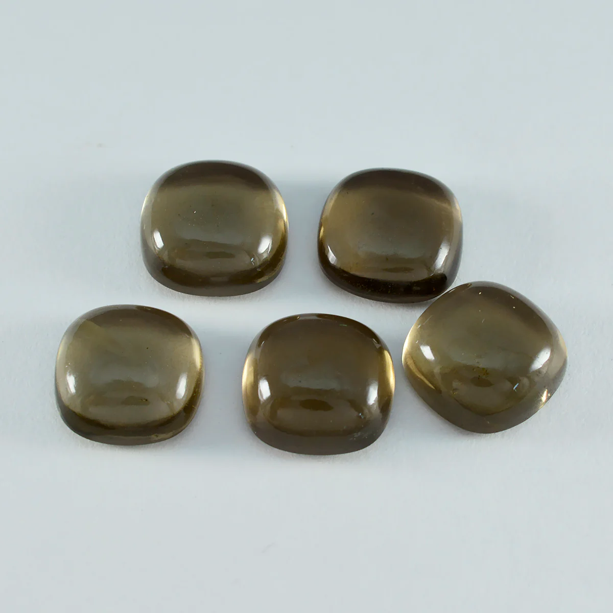 Smoky Quartz 1PC Large 10x10 MM Cushion Cabochon Brown Splendid semi Precious Gems - Image 3