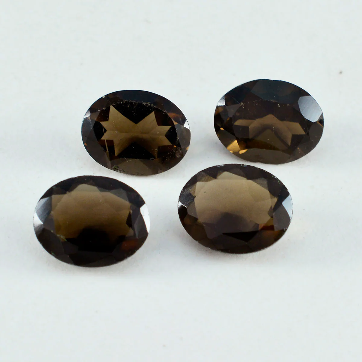 Smoky Quartz 1PC Large 10x12 MM Oval Faceted Brown Fiery Semi Precious Loose Gemstone - Image 4
