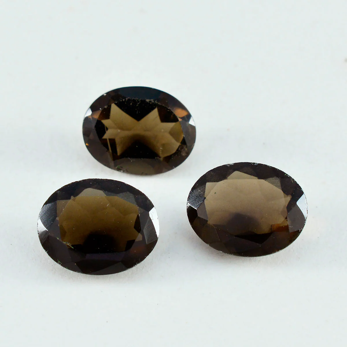 Smoky Quartz 1PC Large 10x14 MM Oval Faceted Brown Brilliant Semi Precious Loose Gemstones - Image 4