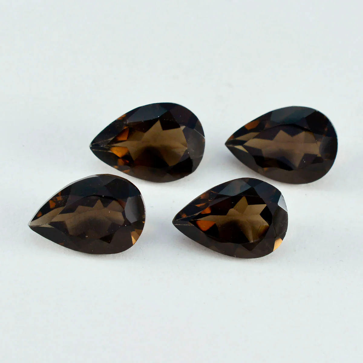 Smoky Quartz 1PC Large 10x14 MM Pear Faceted Brown Genuine Semi Precious Loose Gems - Image 4