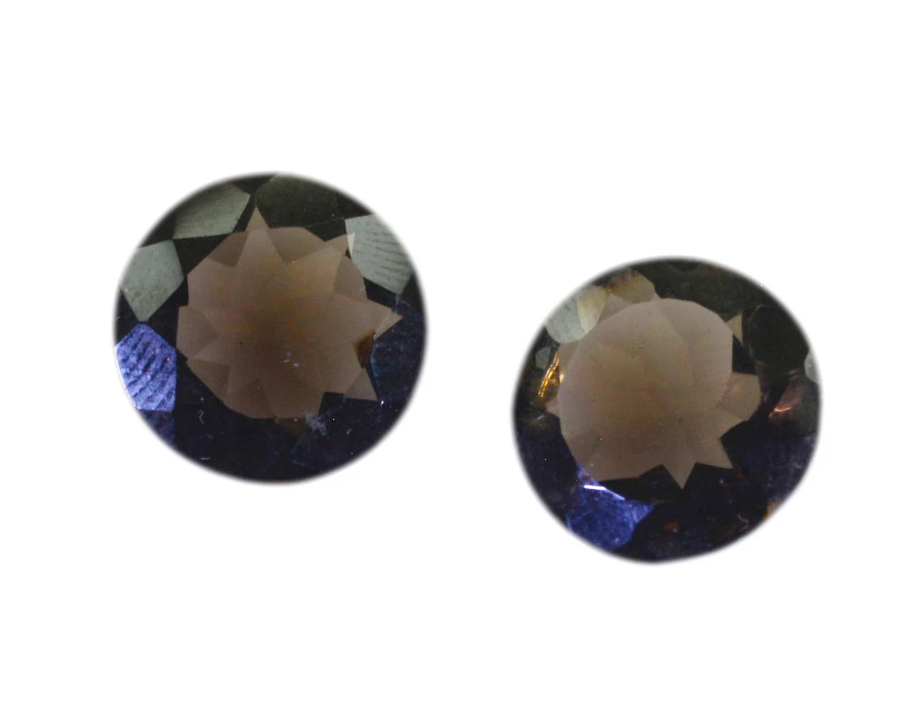 Smoky Quartz 1PC Large 12x12 MM Round Faceted Brown High-Quality Semi Precious Loose Gems - Image 3