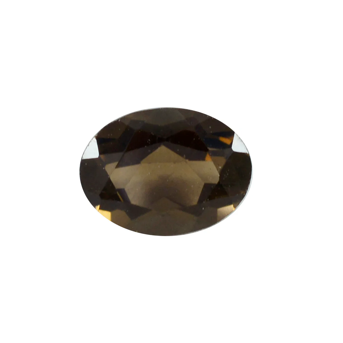Smoky Quartz 1PC Large 9x11 MM Oval Faceted Brown Superior Semi Precious Gems - Image 2