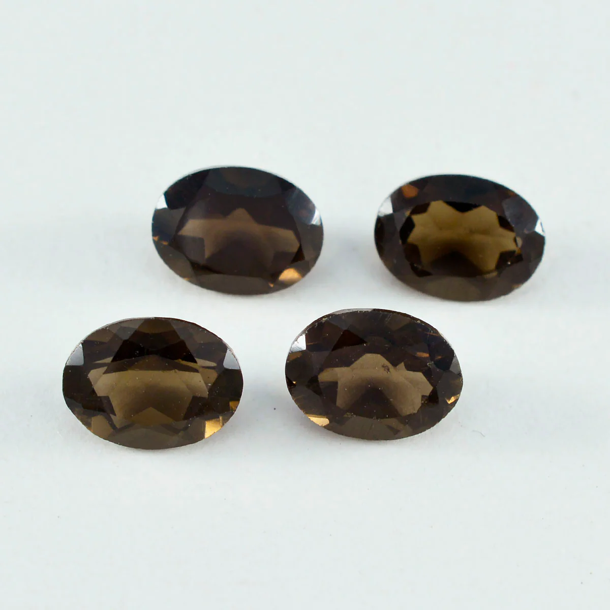 Smoky Quartz 1PC Large 9x11 MM Oval Faceted Brown Superior Semi Precious Gems - Image 3