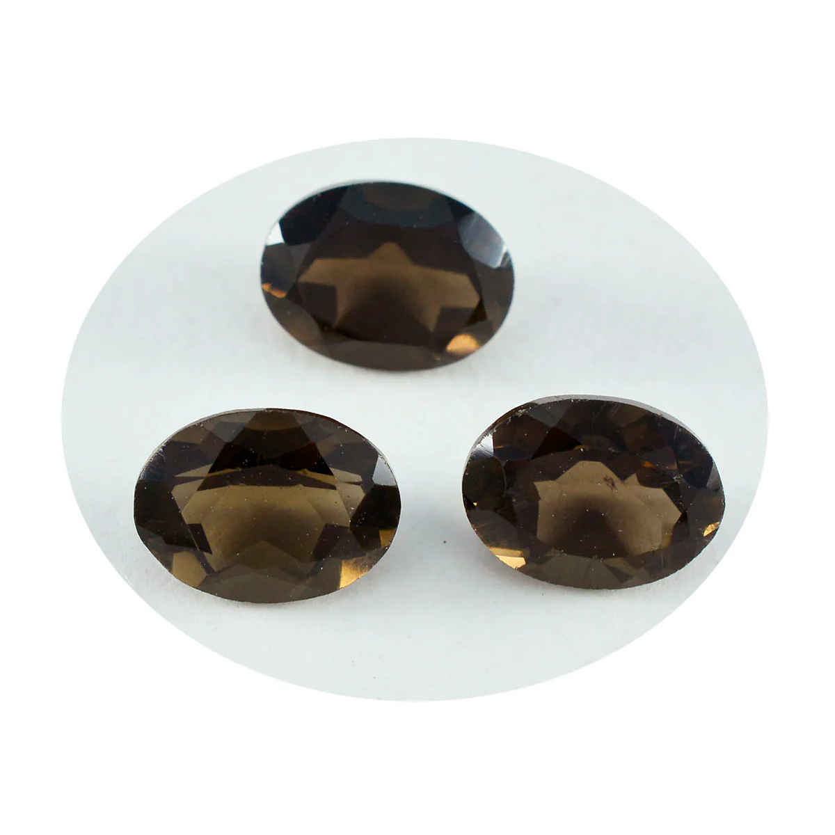 Smoky Quartz 1PC Medium 7x10 MM Oval Faceted Brown Natural Semi Precious Loose Gemstone