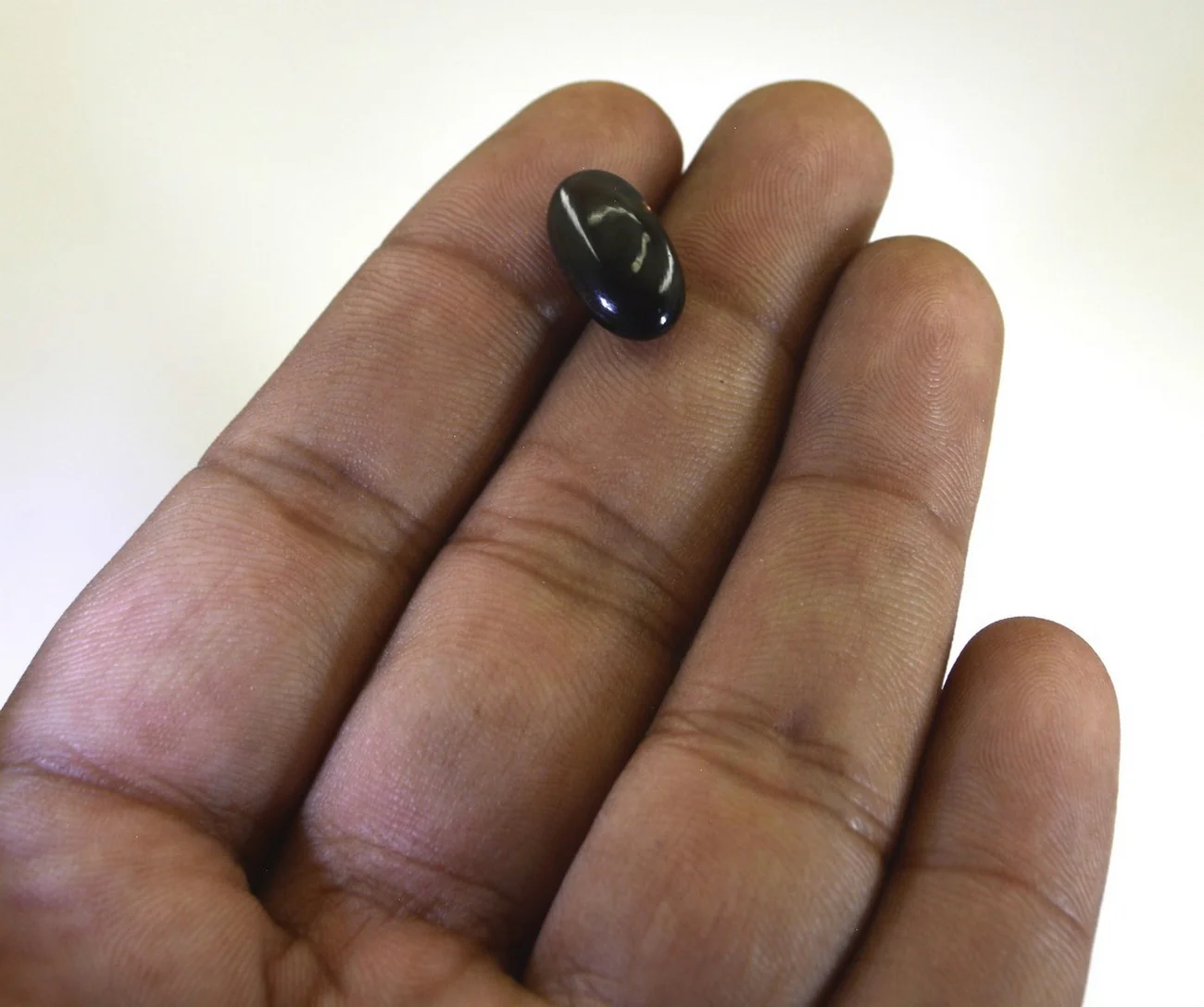 Smoky Quartz 1PC Medium 8x10 MM Oval Cabochon Brown Sparkling semi Precious Loose Gemstone - Image 2