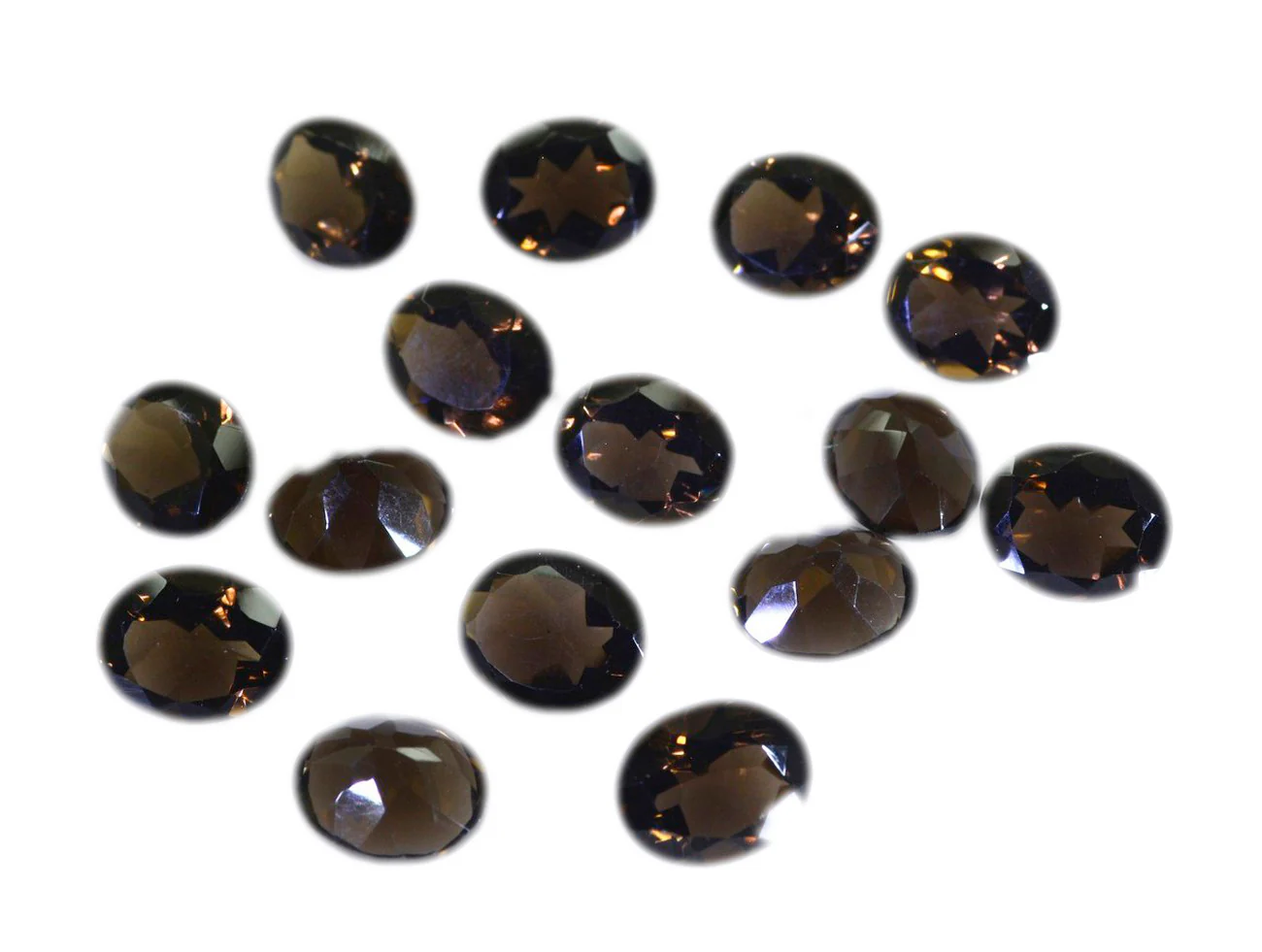 Smoky Quartz 1PC Medium 8x10 MM Oval Faceted Brown Genuine Semi Precious Loose Gemstones - Image 3