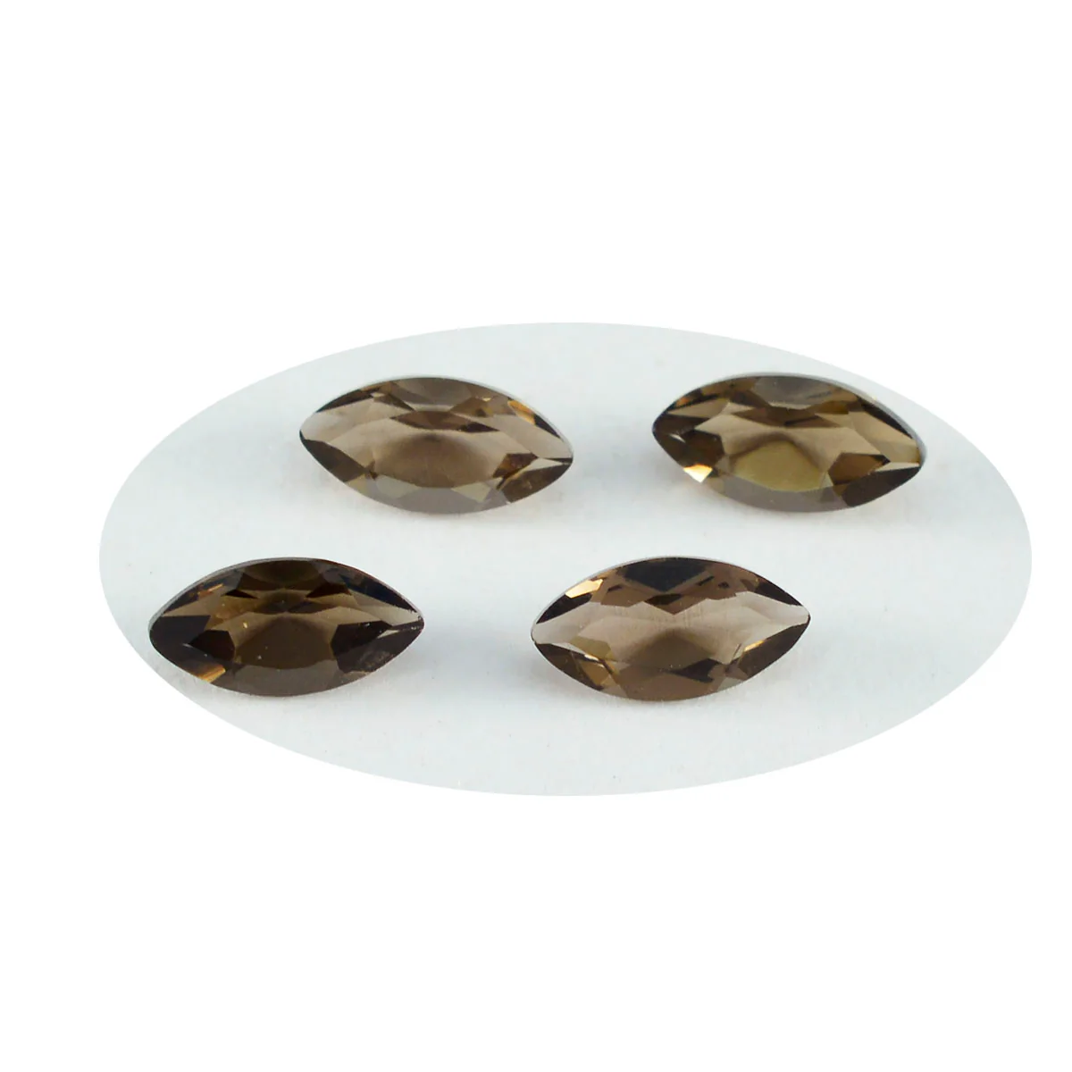 Smoky Quartz 1PC Small 5x10 MM Marquise Faceted Brown Lustrous Semi Precious Loose Gemstone - Image 2
