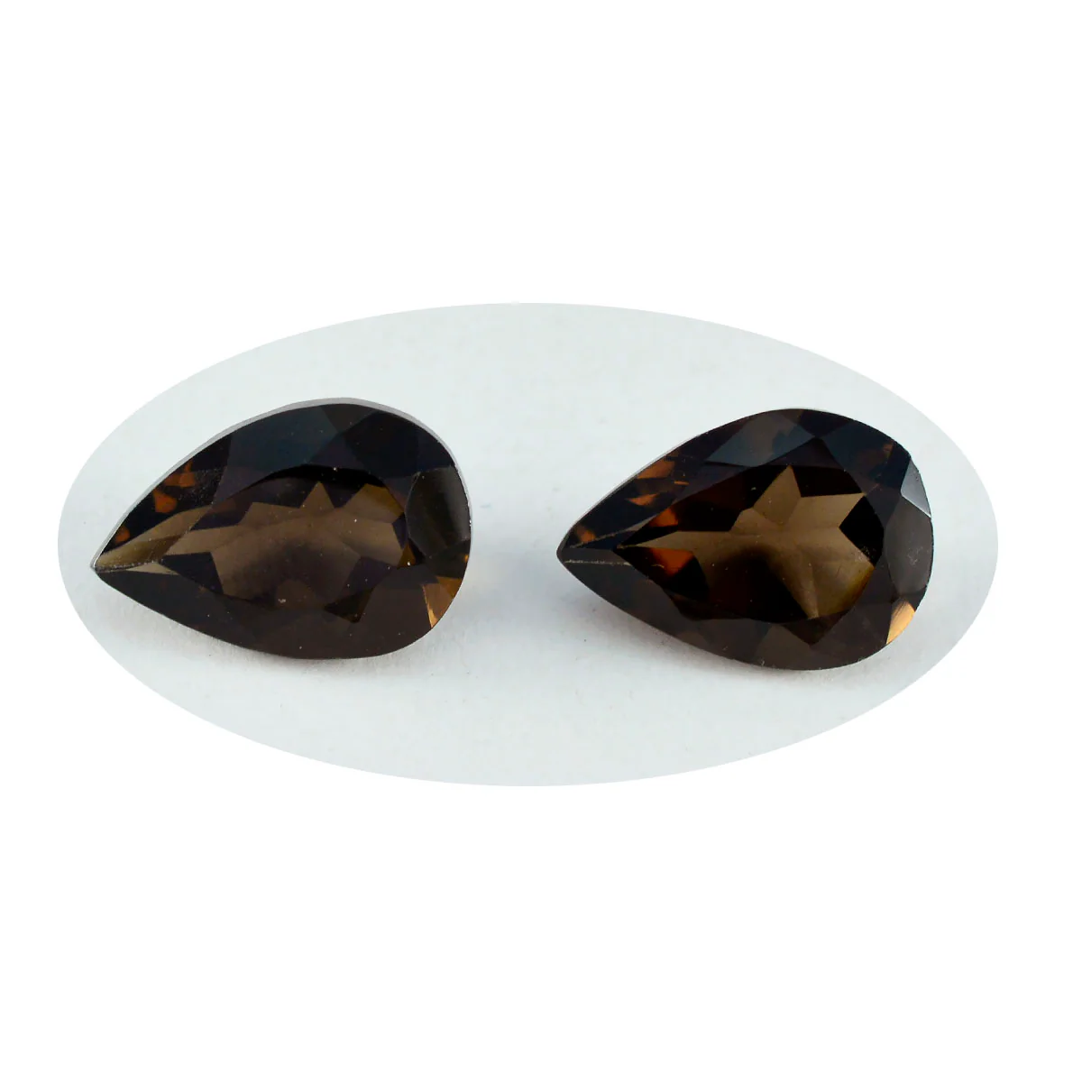 Smoky Quartz 1PC Small 6x9 MM Pear Faceted Brown Splendid Semi Precious Loose Gemstone - Image 2