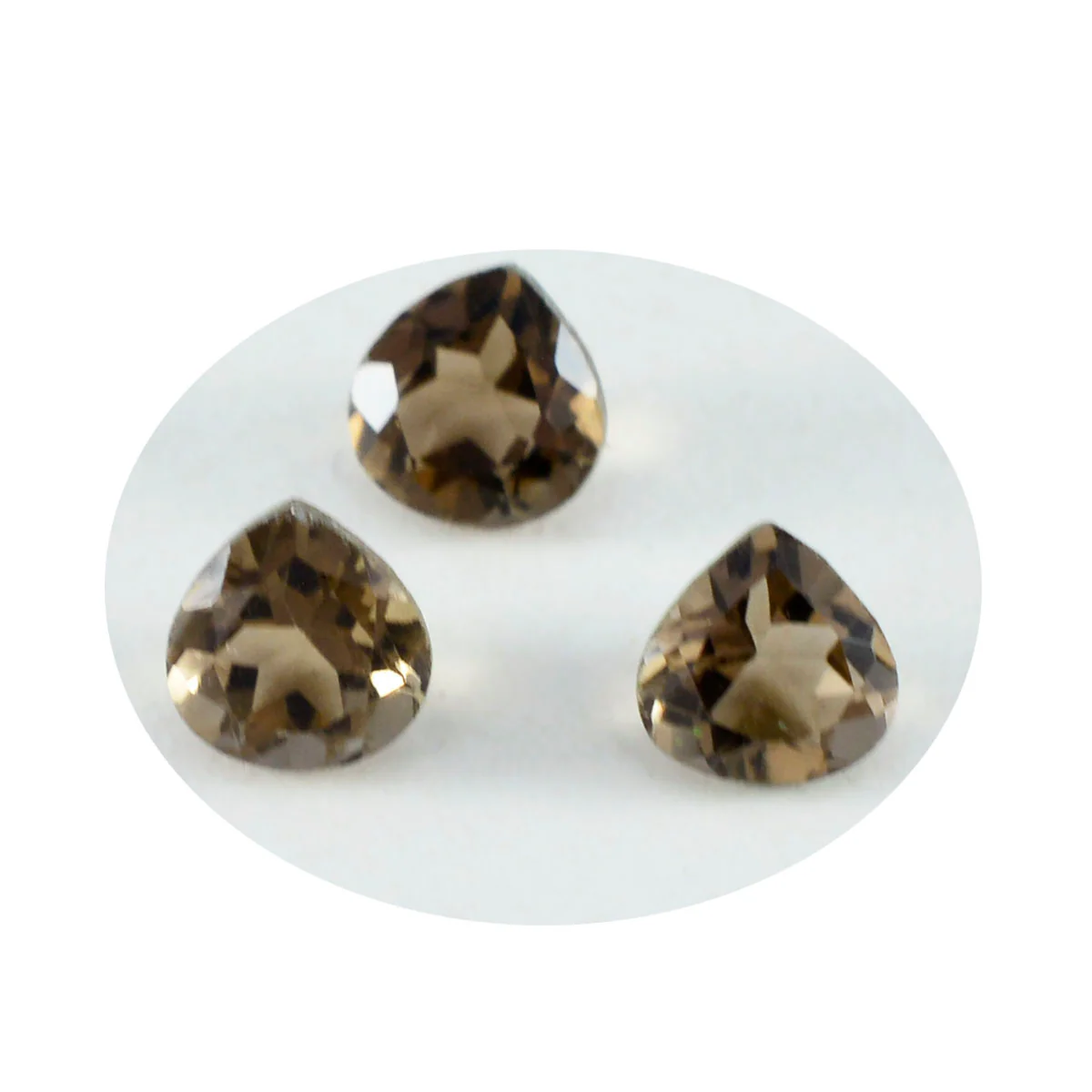 Smoky Quartz 1PC Small 7x7 MM Heart Faceted Brown Splendid Semi Precious Gems - Image 2