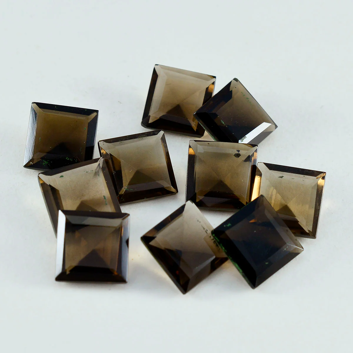 Smoky Quartz 1PC Small 8x8 MM Square Faceted Brown Luster Semi Precious Loose Gems - Image 4