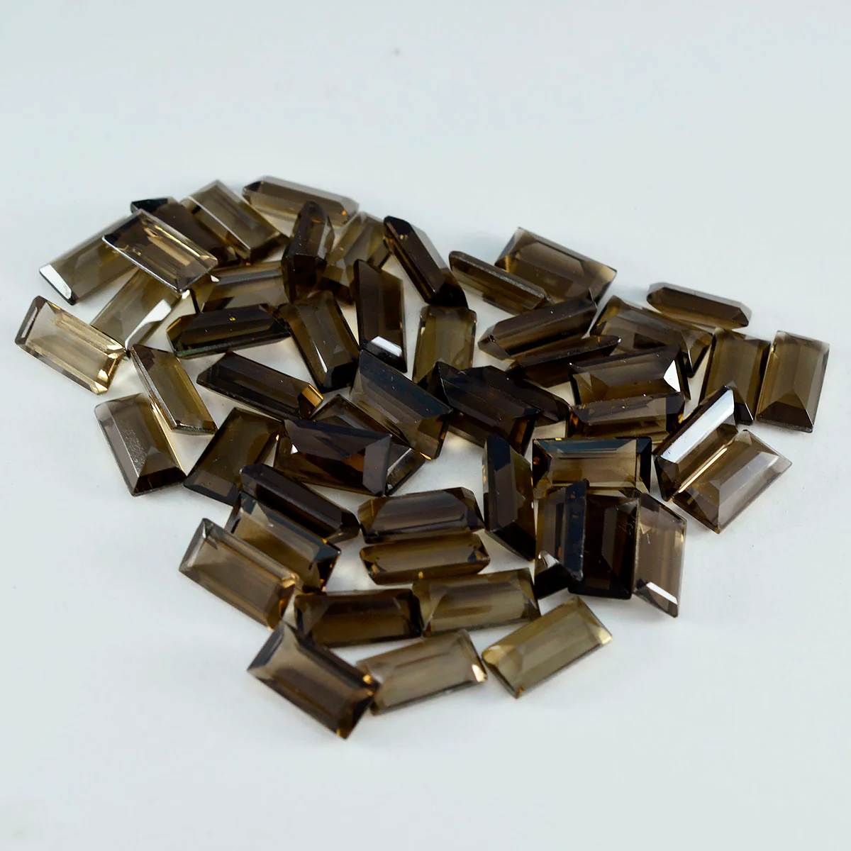 Smoky Quartz 1PC Tiny 3x6 MM Baguette Faceted Brown Natural Semi Precious Loose Gemstone - Image 2