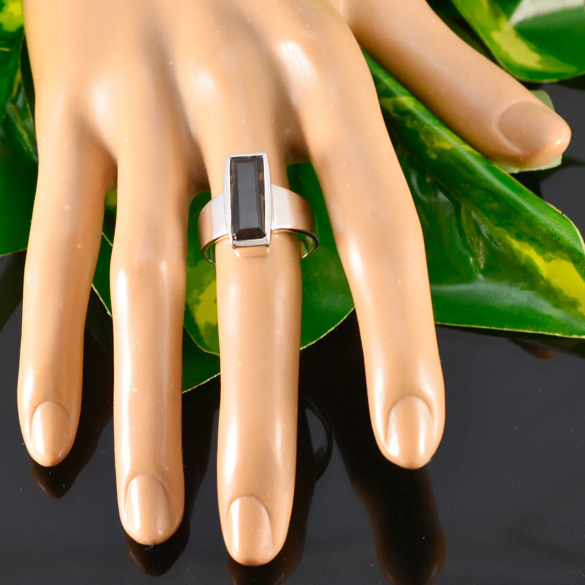 Smoky Quartz Solitaire Egyptian 925 Sterling Silver Brown Gemstones Eye-catching Trendy Ring Jewellery - Image 5