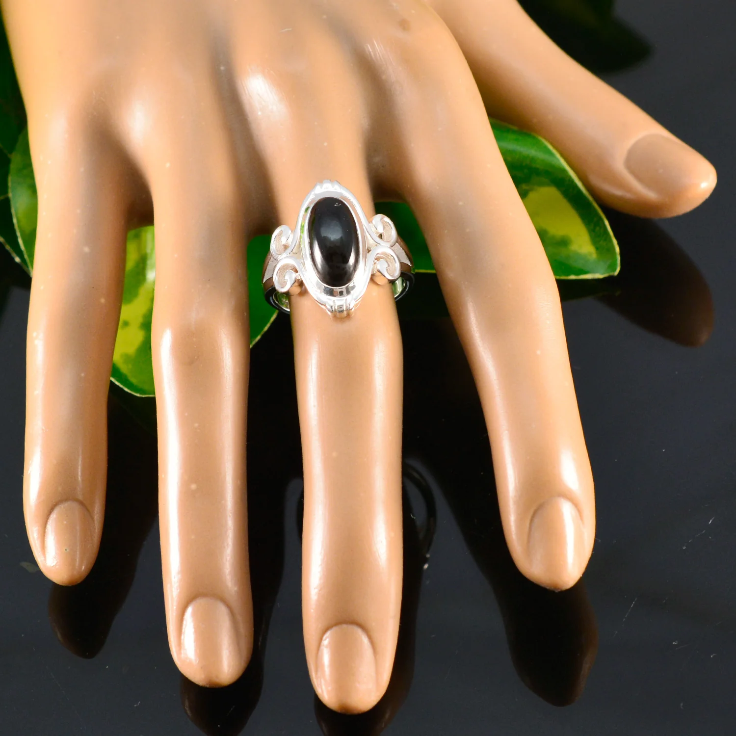 Smoky Quartz Solitaire Indian 925 Silver Brown Gemstones Classic Glamorous Ring Jewellery - Image 5