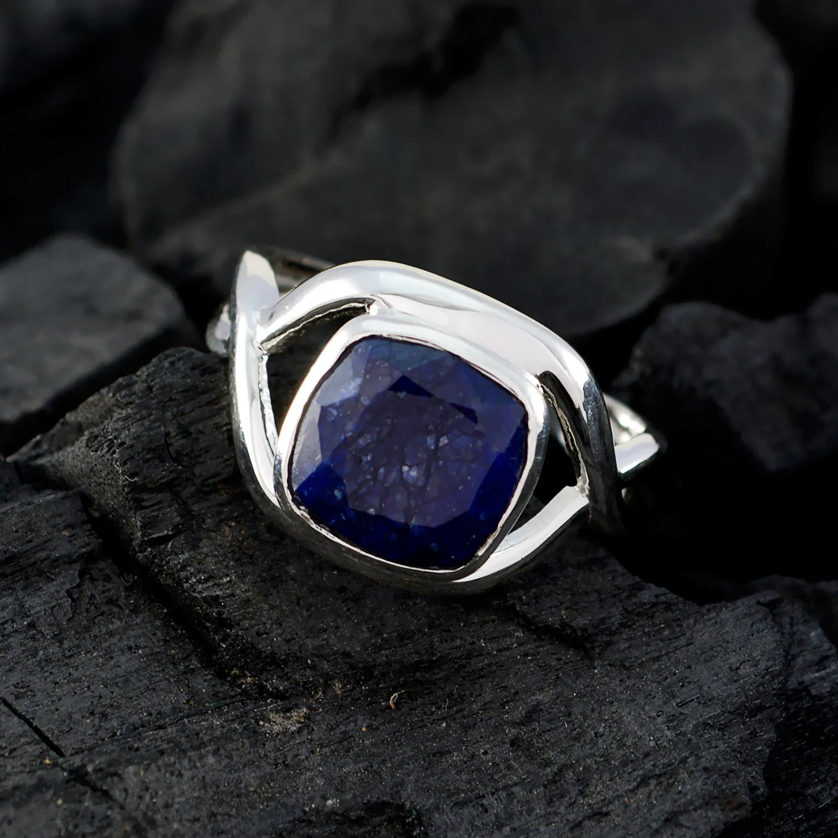 smoky quartz Solitaire Moroccan 92.5 Silver Brown Gemstone Classic Feminine Ring Jewellery - Image 4