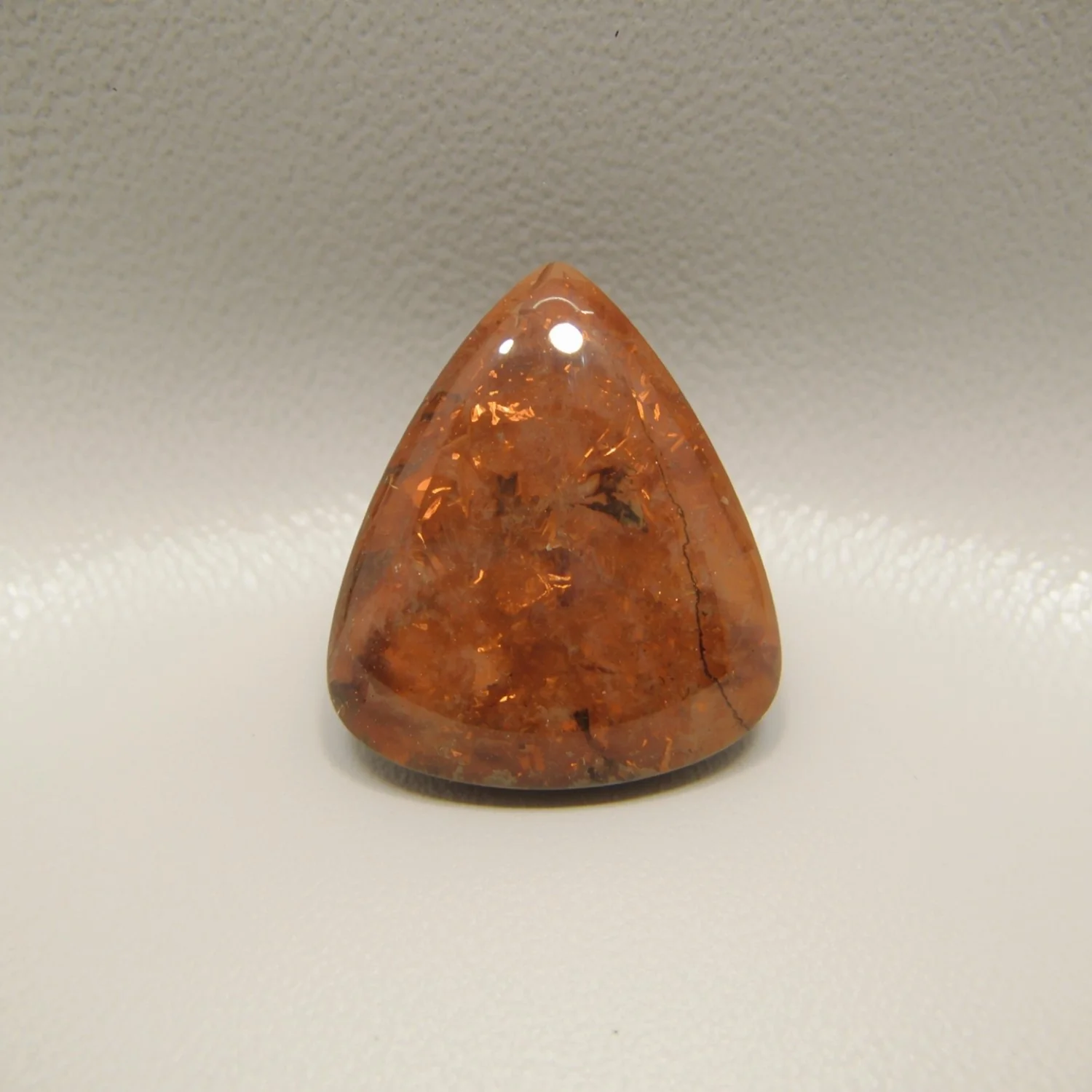 Sun Stone 1PC Large 11x11 MM Triangle Cabochon Blue Fiery semi Precious Gems - Image 2