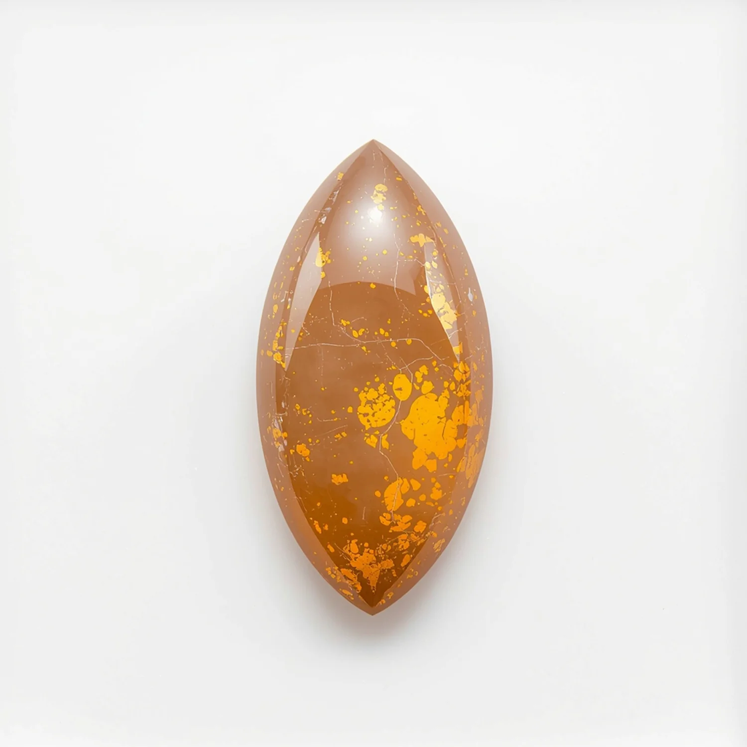 Sun Stone 1PC Large 8x16 MM Marquise Cabochon Blue Natural semi Precious Gems