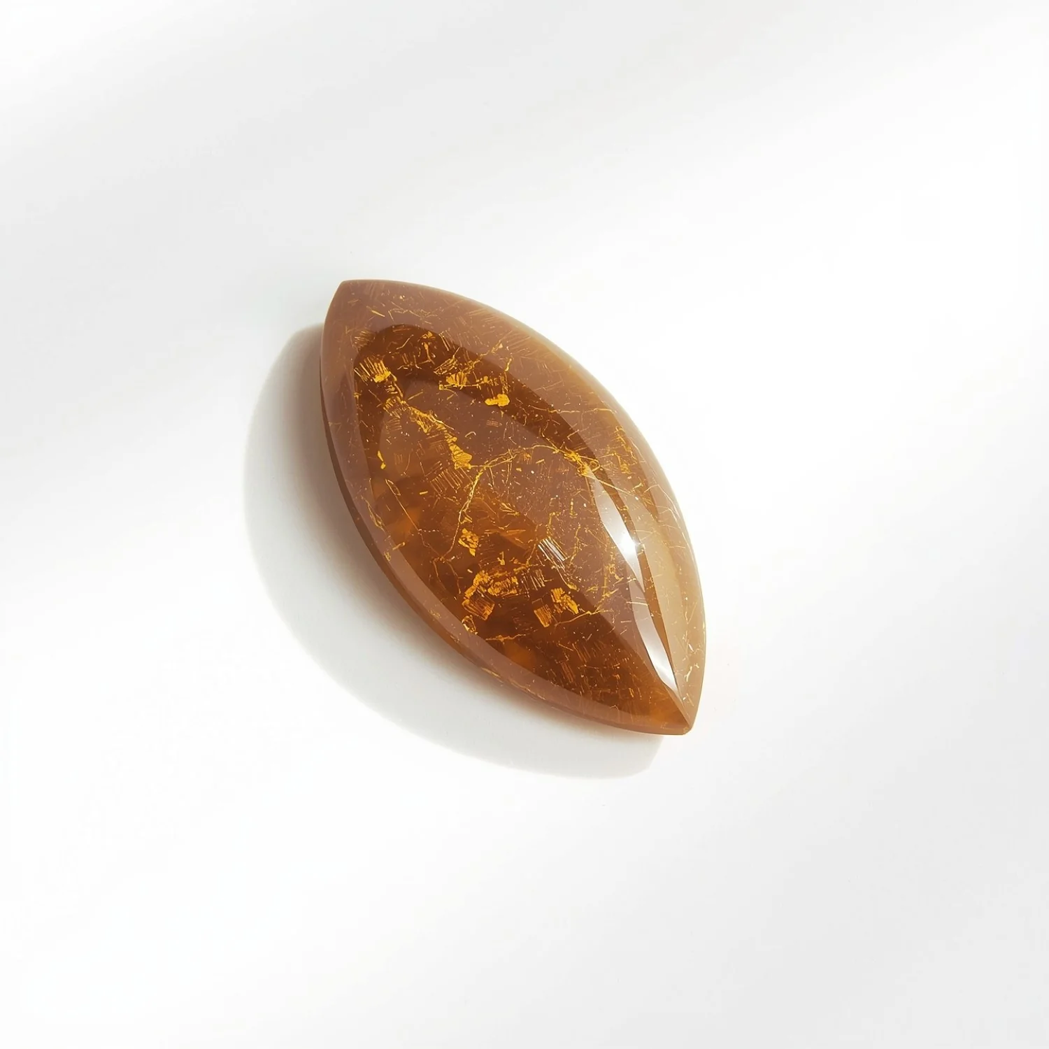 Sun Stone 1PC Large 8x16 MM Marquise Cabochon Blue Natural semi Precious Gems - Image 2