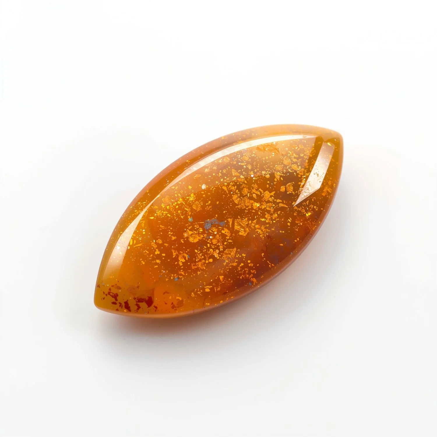 Sun Stone 1PC Medium 7x14 MM Marquise Cabochon Blue High-Quality semi Precious Precious Gemstone - Image 2