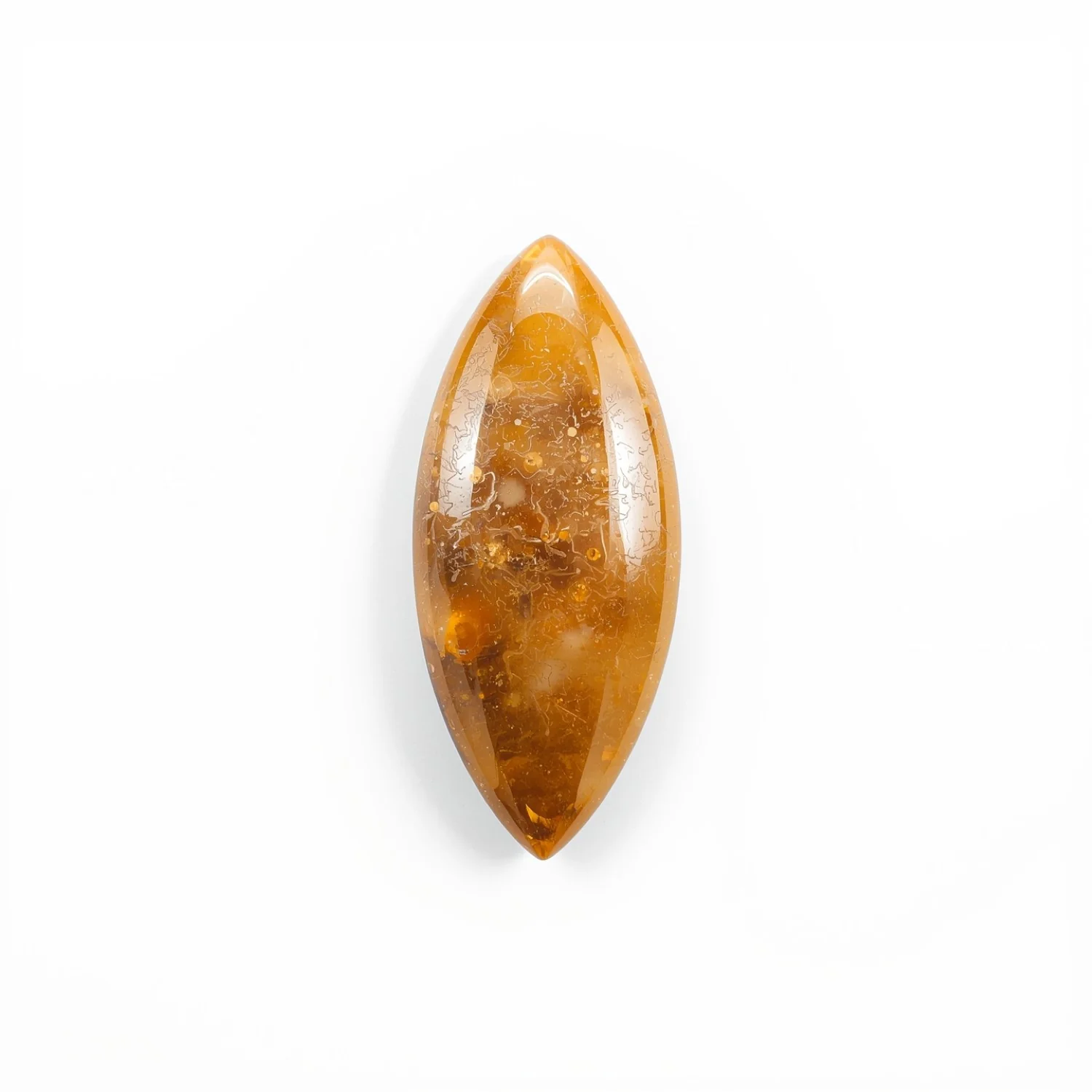 Sun Stone 1PC Small 5x10 MM Marquise Cabochon Blue Shine semi Precious Loose Gemstones - Image 2