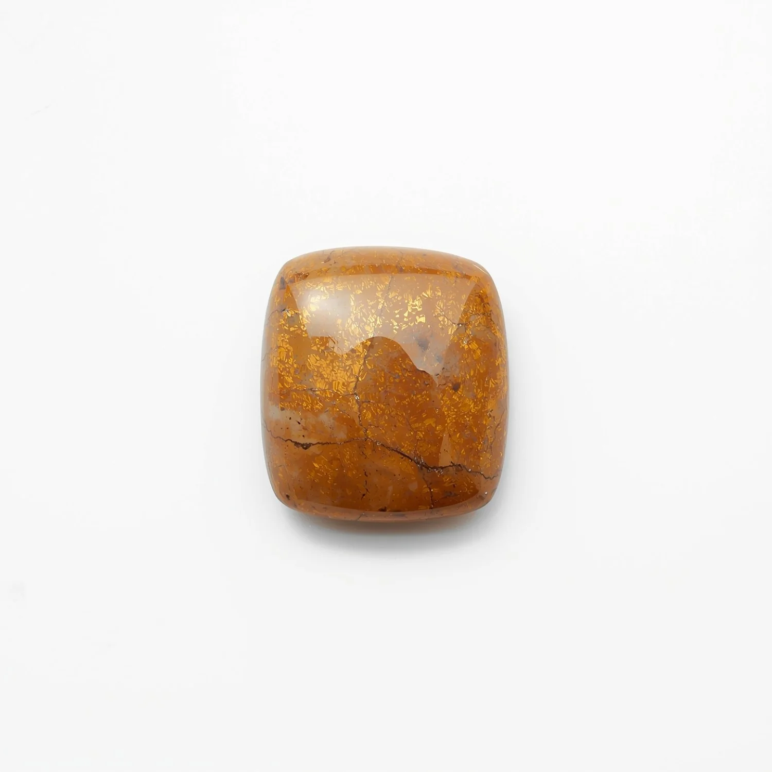 Sun Stone 1PC Small 7x7 MM Square Cabochon Blue Brilliant semi Precious Precious Gemstone