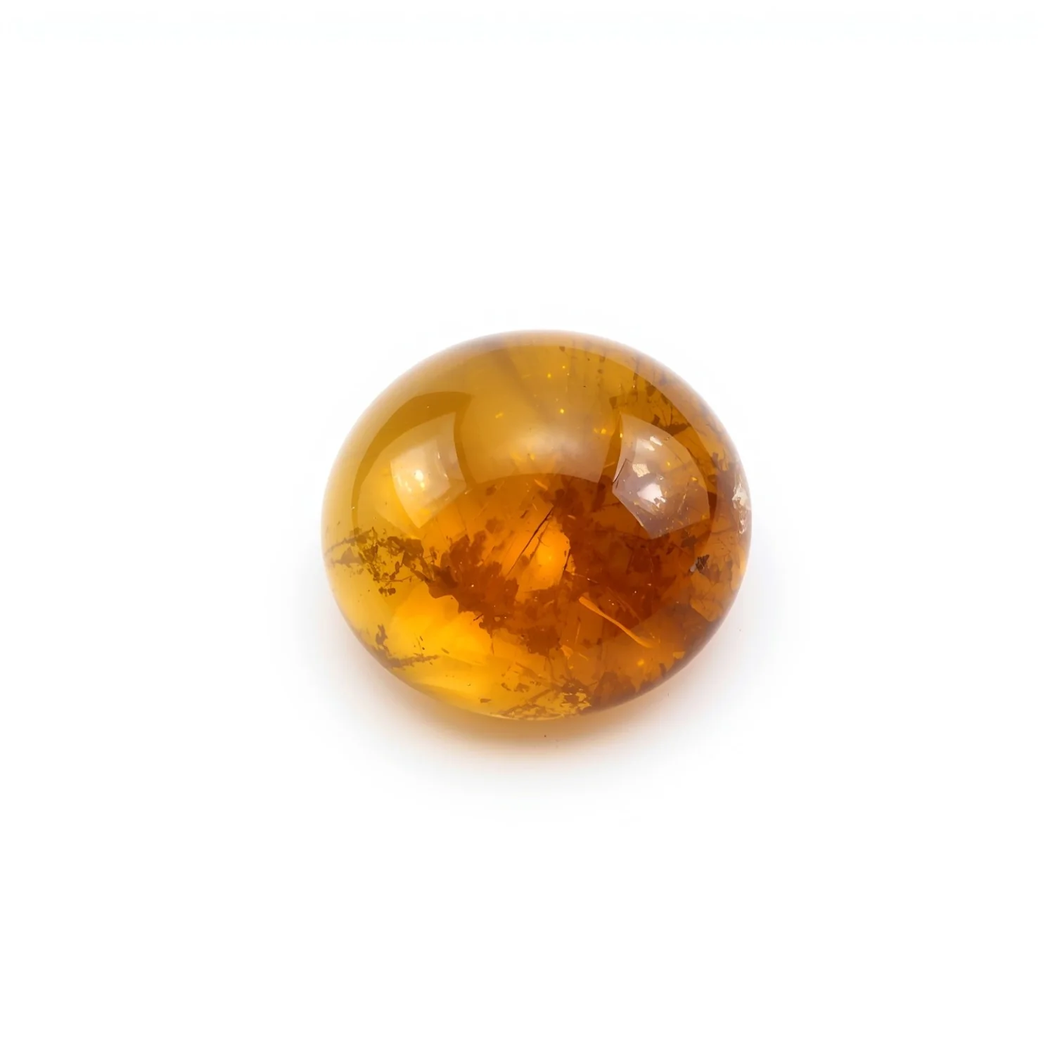 Sun Stone 1PC Small 8x8 MM Round Cabochon Blue Luster semi Precious Loose Gems - Image 2