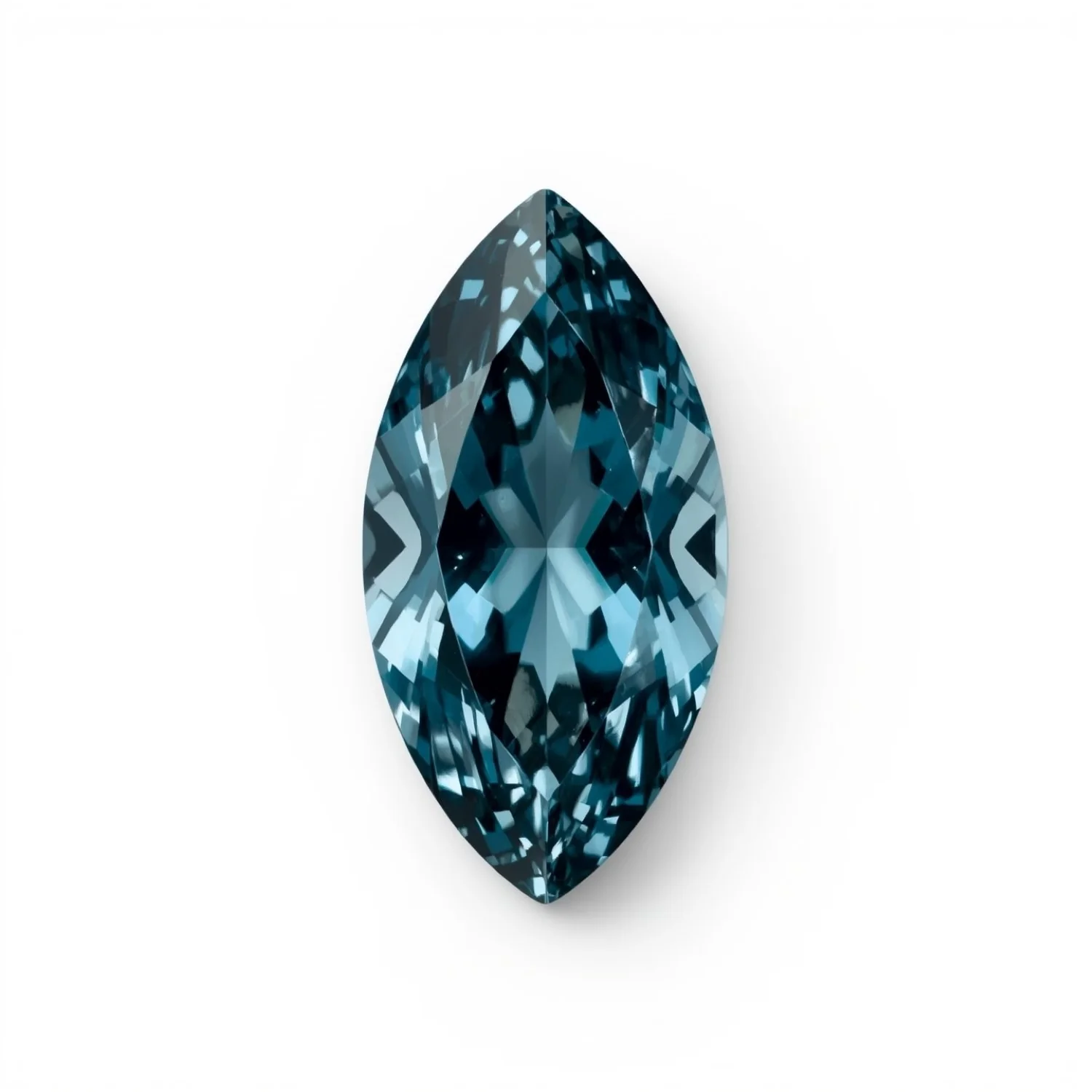 Swiss Blue Topaz 10PC Tiny 2x4 MM Marquise Faceted Blue Genuine Semi Precious Loose Gemstones