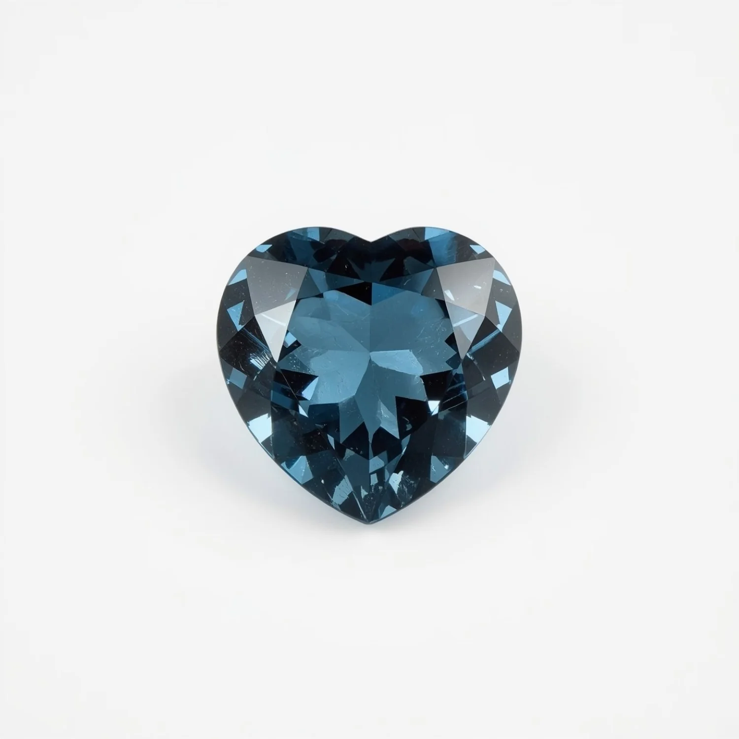 Swiss Blue Topaz 10PC Tiny 4x4 MM Heart Faceted Blue Brilliant Semi Precious Loose Gemstones