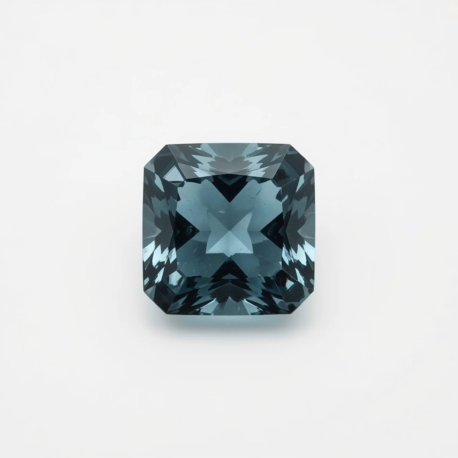 Swiss Blue Topaz 10PC Tiny 4x4 MM Square Faceted Blue Brilliant Semi Precious Loose Gemstones - Image 2