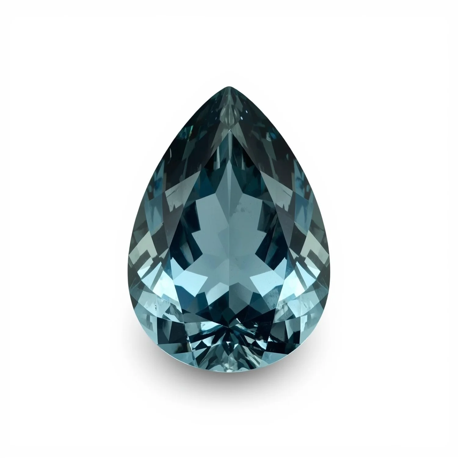 Swiss Blue Topaz 1PC Tiny 3x5 MM Pear Faceted Blue Brilliant Semi Precious Loose Gems - Image 2