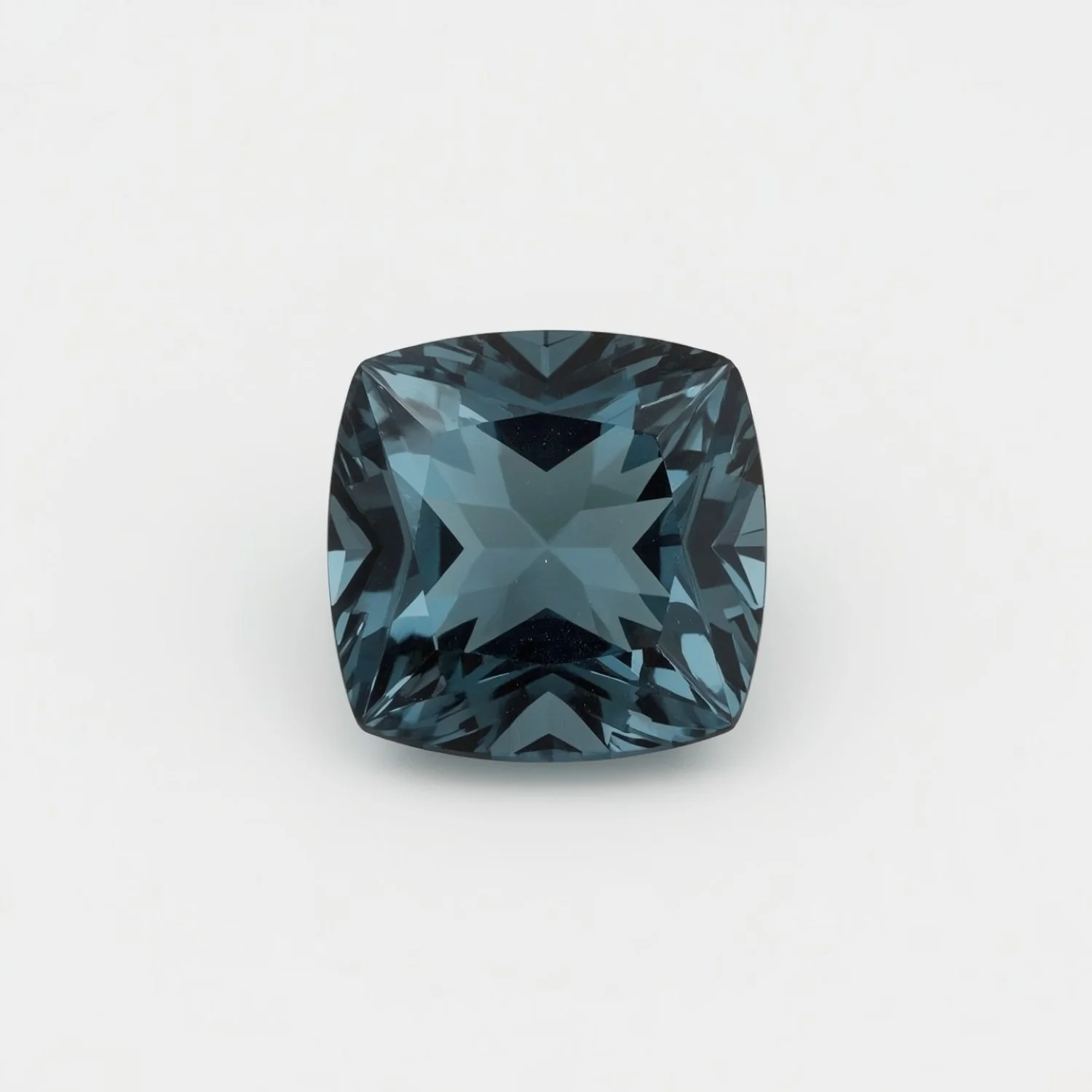 Swiss Blue Topaz 1PC Tiny 6x6 MM Cushion Faceted Blue Polished Semi Precious Loose Gems - Image 2
