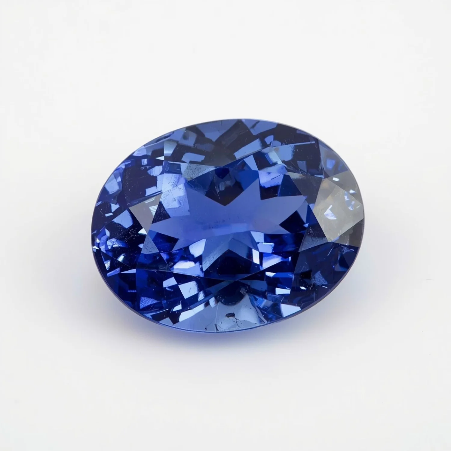 Tanzanite 1PC Chunky 13x18 MM Oval Faceted Blue Luster Semi Precious Loose Gemstones