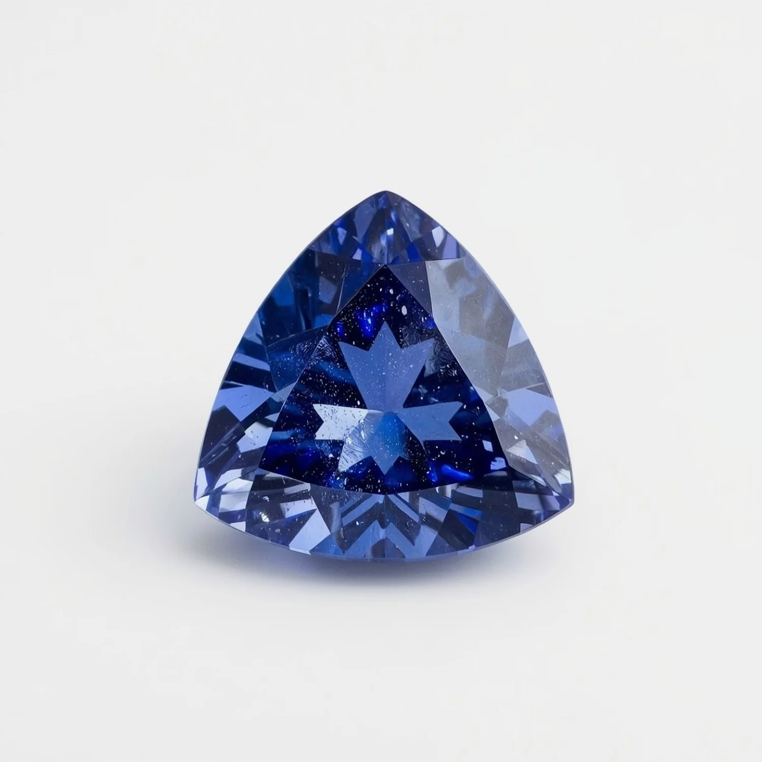Tanzanite 1PC Chunky 16x16 MM Triangle Faceted Blue Pure Semi Precious Loose Gems - Image 2