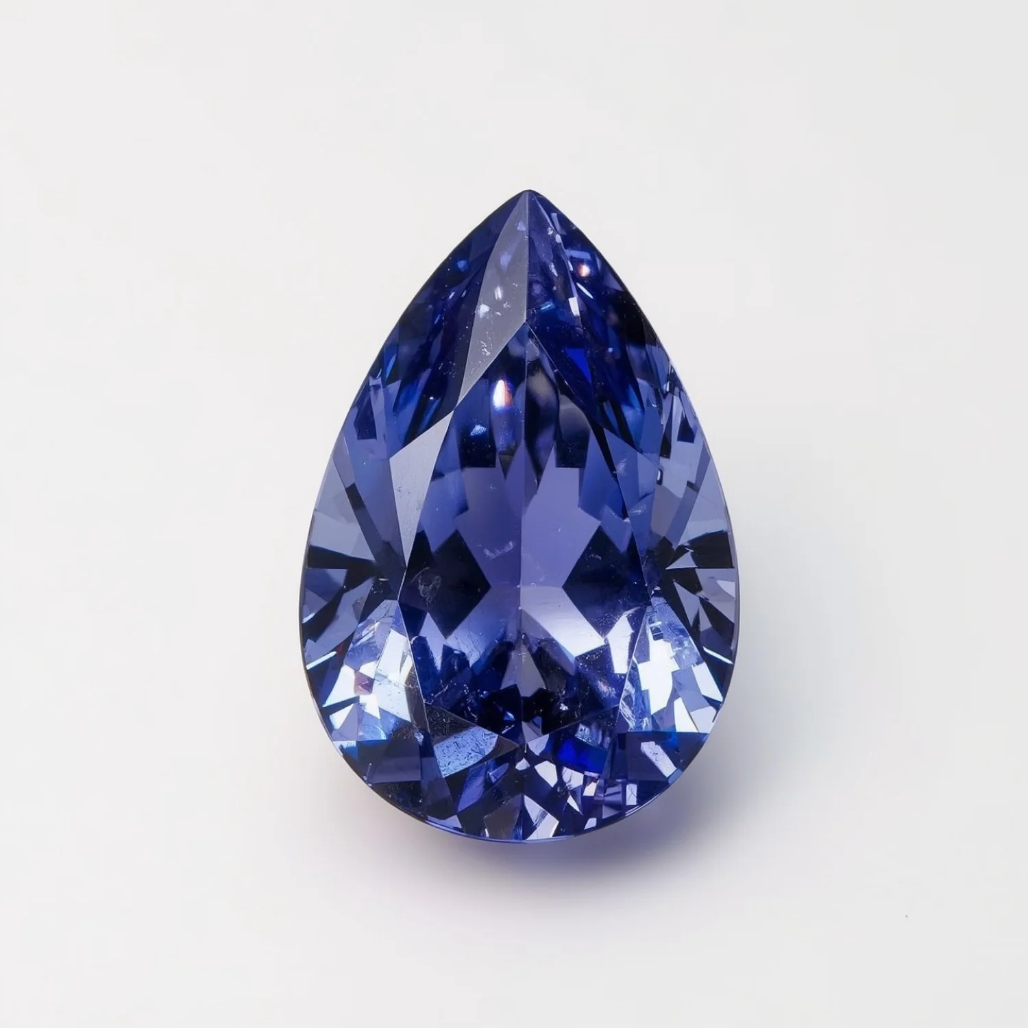 Tanzanite 1PC Large 10x12 MM Pear Faceted Blue Superior Semi Precious Loose Gemstone - Image 2