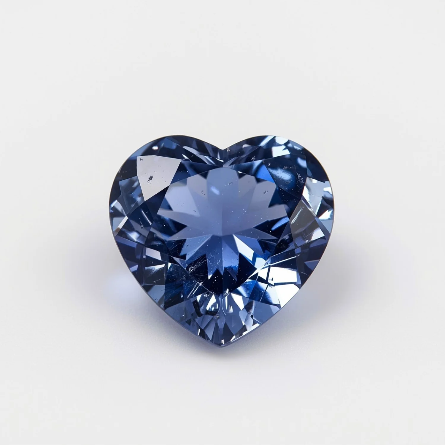 Tanzanite 1PC Large 11x11 MM Heart Faceted Blue Fine Semi Precious Gems - Image 2